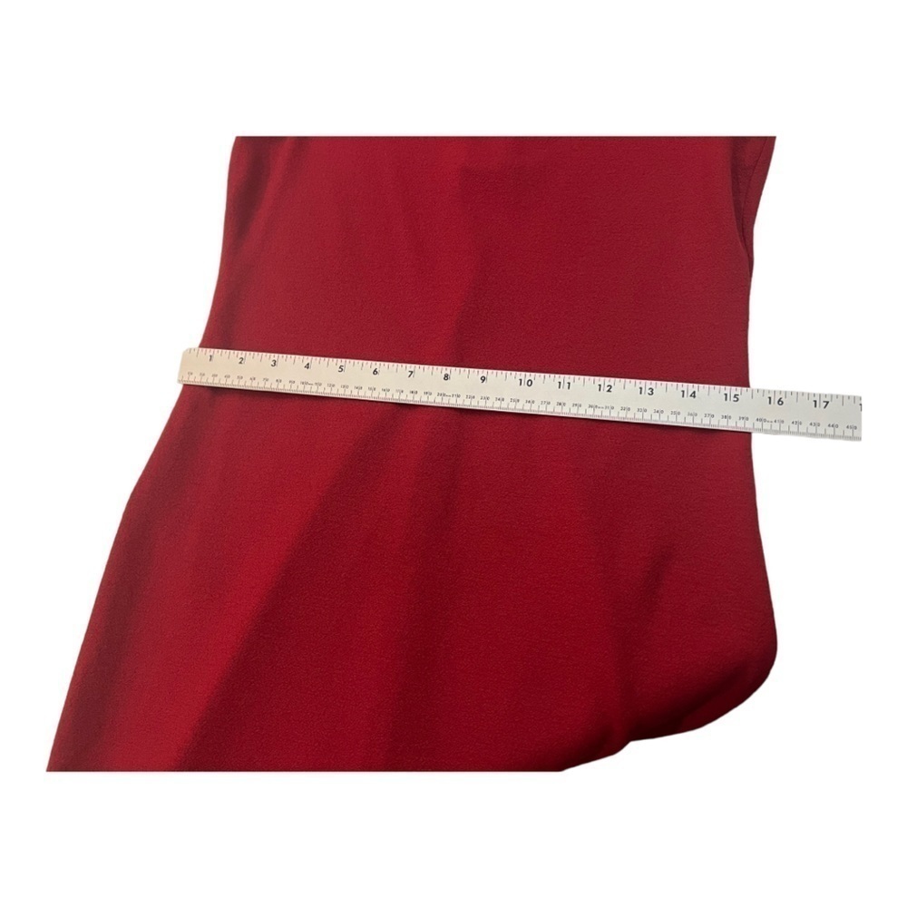 Vince Crimson Red Bouclé Knee Length Dress Size Small - Picture 8 of 13